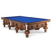 Гроссмейстер СБ 11 массив дуб, массив граб (РП, №3, Manchester 70 Royal blue ш2.0м, Х/б сетка, Тиснение золото)