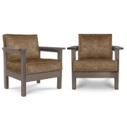 Кресло Victory (Grey_bristol,Винилискожа Mahogany,Винилискожа (Mahogany) цвет № 202)